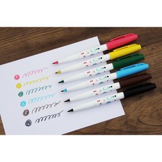 SKB 秘書簽字筆 台味六色組, 1個