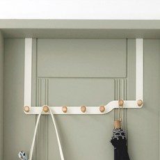 리빙블러썸 도어 행거 문 옷걸이 후크걸이, 7구, 1개