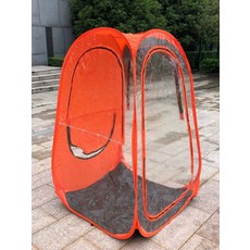 빙어 텐트 방풍 빙어낚시 투명 소형 낚시텐트 얼음, 기본 사용 인원, 180cm 160cm 바닥 있음 내한형 TPU