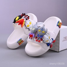 奧特曼兒童拖鞋男童夏季卡通防滑軟底室內浴室中大童男孩居家