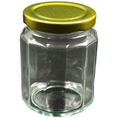 瓶安 RP121 十二角玻璃瓶, 1個, 1L