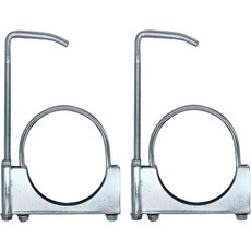 행거가 있는 4인치 범용 배기 클램프 2개 행거 장착 파이프