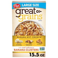 Great Grains 바나나 너트 크런치 시리얼 439g