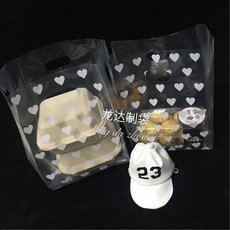 透明塑料袋 外賣打包袋 甜品麪包飾品禮品袋, 50個一捆,特小號15+3*25, 1個