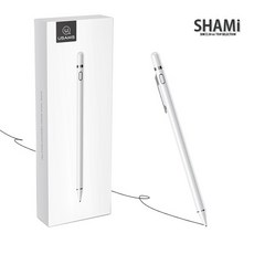 USAMS Apple Pencil 電容觸控筆 iPad Pro 觸控手寫觸屏 繪圖筆, 1個, 白 - 筆掛款