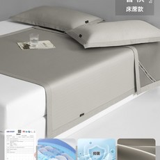 2025新款冰絲涼席 床笠款三件套, 香檳-牀蓆款裸睡超冷感雲母軟席