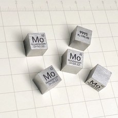 원소 몰리브덴 고순도 금속 소재 큐브 1 개 99.93% 순수 10x10x10mm 취미 디스플레이 컬렉션