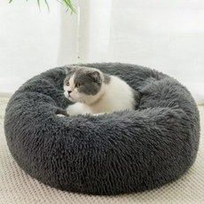 리브닉스 고양이 강아지방석 쿠션 침대, 1개, 네이비