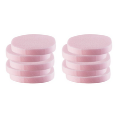 獨立包裝洗臉海綿 15mm, 粉色, 10個