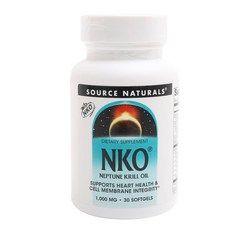 SOURCE NATURALS 磷蝦油軟膠囊 1000mg, 1罐, 30顆