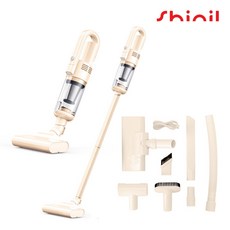 신일 프리미엄 5중 필터 무선 진공청소기, 아이보리, SVC-60PPSJ