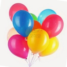 꼬미얌 일반풍선 색상혼합 15cm 100개입 행사용풍선