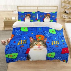 침구 싱글 트윈 풀 퀸 킹 사이즈 폴리에스테르 침실 이불 커버 성인, 6. 3