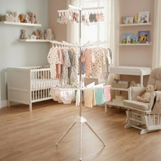 브라이프 360도 접이식 아기 빨래건조대, 화이트