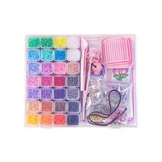 小麥青春DIY奇趣手工豆拼合集社拼豆融合豆材料包全套盒裝diy工具, 1個, DIY奇趣豆拼合集社:1個, 1片