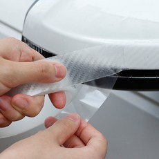 호인트 자동차 PPF 보호필름 차량용 문콕방지 도어엣지 가드, 1개, 카본 반투명