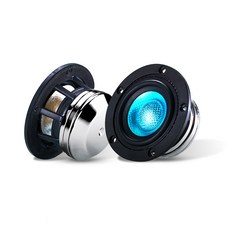 카튜닝 미드 레인지 하이 풀 스피커 HIFI 카 수정 2 개 3 인치, 3 inches black