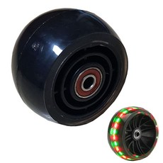 마이크로 킥보드 21세기킥보드 호환 교체 바퀴 LED 앞바퀴 마이크로미니 뒷바퀴 children's kickboard wheels, 1개, 블루8x4.8xcm후륜