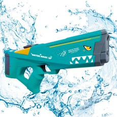 워터워즈 전동 물총 시리즈 워터건 워터밤 축제, 1개, 몬스터-민트