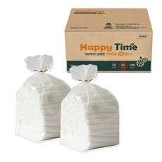 그린위생 업소용 덕용물티슈 해피타임 80g 500매, 1개