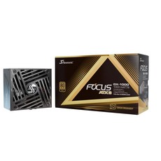 海韻 Seasonic FOCUS GX1000 ATX3 金牌 全模組化 電源供應器, 黑色