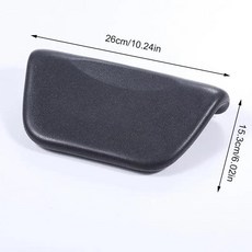 스파 욕조 베개 미끄럼 방지 흡착컵 헤드레스트 방수 목머리 지지 쿠션, 1. one size, 1개