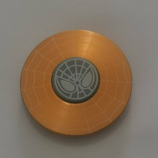 고급 합금 피젯 스피너 성인용 데스크테리어 안티 스트레스 토이 (회전 시간 오래감), [정밀 가공 커버] 원형 금빛 거미