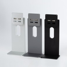 모니터받침대 알루미늄소재 디스플레이거치용 초슬림 안정지지, 1개, 7_블랙높이335310선택바닥160x120 100mm