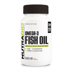 Nutrabio Omega-3魚油無麩質軟膠囊, 1罐, 500顆