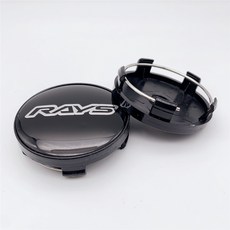 台南出貨 4顆裝 改裝60MM RAYS 鋁圈蓋 塑料鋼圈蓋 輪轂中心蓋 輪轂蓋中心標, 顏色 B, 1個