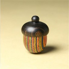 彩繪木 精油擴香木 橡果 可擰開 香薰瓶, 1個, 彩繪木 小橡果