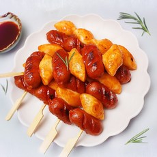 고우하 햄떡 소떡꼬치 400g 아이들간식 캠핑꼬치 캠핑음식, 3개