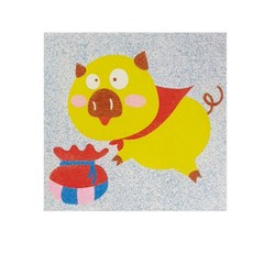 종이액자 샌드드로잉 데코페이퍼 샌드액자 데코샌드 액자만들기 돼지