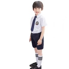 DIU 幼稚園園服夏裝套裝小學生校服兒童班服英倫風演出畢業班服合唱服