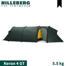 HILLEBERG Keron 4 GT 頂級四人帳篷 綠色 5.5kg, OS, 綠, 4人