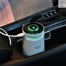 쾌적한 USB형 아이동승필수템 텀블러형 헤파필터 차량용 공기청정기 (화이트)