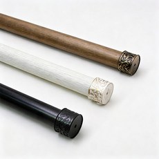 [메종텍스타일] 심플 조각마개 35mm 커튼봉 21번 (440~630cm)