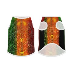 하일레 셀라시에 에티오피아 자라스타파리 애완 동물 조끼 대형 재킷 통기성 의류 의상, 색상: 13. 6 / 크기: B. XXXL 사이즈