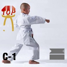 남녀공용 가라테 도복 훈련용 태권도 유도 수련복