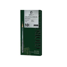 디자인 펜 스케치 그래파이트 혼합 페인팅 목탄 검정 드로잉 초보자용, 1개, 2. 10pcs