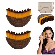 Fvaql 새로운 림프 컨투어 페이스 브러시 얼굴용 배수 마사지기 드라이 브러싱 턱 및 턱선 조각 피부에 정확하게 맞고 피로를 완화하도록 인체 공학적으로 설계되었습니다 1, 2개