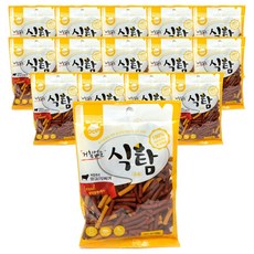오션 거침없는 식탐 스틱형 강아지 간식 져키, 15개, 100g