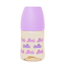 ibooooo 新生嬰兒防脹氣奶瓶, 160ml PPSU紫色, 1個, 1個