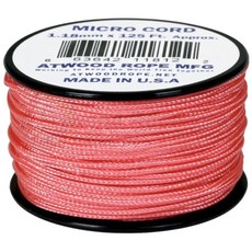 Atwood 1.18mm 微型傘繩 美國製 多用途戶外繩索 DIY手工藝線材, 粉紅色