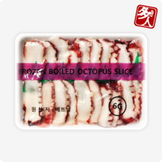 [1262-2] 초문어 초밥용 문어(베트남/필리핀) 다인 초밥용 문어 초문어 초밥재료 문어숙회, 20개, 6g
