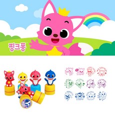 핑크퐁 아기상어 칭찬 토이 스템프 / 만년스탬프 칭찬스탬프도장 칭찬 참잘했어요도장 핑크퐁도장 아기상어스탬프세트 핑크퐁스탬프 아기상어도장, 1개, 1.분홍색(핑크퐁+굿!훌륭해요!)