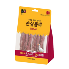 반려견 순살듬뿍 안심오리 300g 건강한 강아지 애견 간식 오리 육포 오리가슴살 저키 리뉴얼, 2개