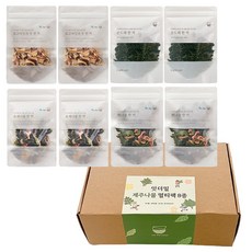 [잇더밀] 제주나물 멀티팩 8종 (곤 2개 유채 2개 취 2개 표고무 2개) 건강나물 보양식 냉장보관no, 1박스, 164g