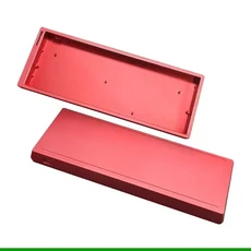 U55C 알루미늄 표준 키보드 케이스 기계식 인체 공학적 열 방출, Red