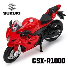 MSZ 1:18 스즈키 GSX-R1000 기본 합금 다이캐스트 자동차 오토바이 모델 장난감 선물 제공 정적, 01 1-18 GSX-R1000, 1개